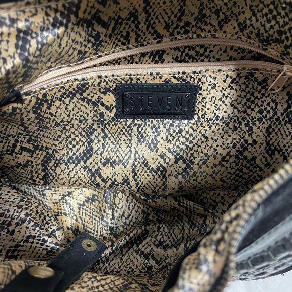 Steven by Steve Madden leather and suede boho shoulder   . - Picture 15 of 16